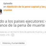 Cercando a los paises ejecutores: el compliance de la pena de muerte