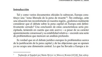 La abolición de la pena capital en Europa - Stefano Manacorda