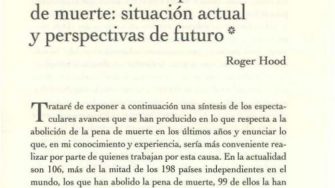 La abolición de la pena de muerte - Hood