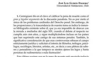La pena de muerte en la filosofía jurídica y en los derechos penal y militar - JL Guzmán Dalbora