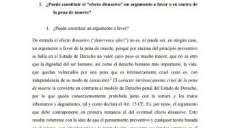 Sobre el presunto efecto intimidante de la pena de muerte - Eduardo Demetrio Crespo