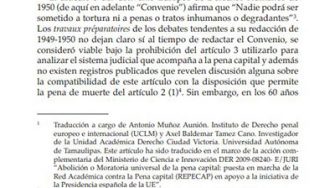 Trato inhumano y abolición de la pena de muerte en el consejo de Europa - Jon Yorke